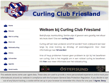 Tablet Screenshot of fryskecurlingclub.nl
